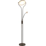 vidaXL Stojeća svjetiljka 18 W srebrna 180 cm prigušiva | shoptok.hr