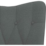  Stolica za ljuljanje od tkanine tamnosiva | Eponuda.com