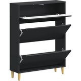  Ormar za cipele ARNHEM 78 x 24 x 103 cm Konstruirano drvo Crna - Crna | shoptok.hr
