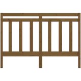  Posteljno vzglavje medeno rjavo 141x4x100 cm trdna borovina, (20647088) | Shoptok.si