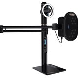 Marantz UVC-G6-Turret-W All-weather, tamper-resistant 4K PoE camera with a 11.8" 8MP image sensor, Multi-TOPs AI Engine, and 3-axis manual Cene