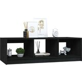 vidaXL stolić za kavu crni 110 x 50 x 34 cm od masivne borovine | shoptok.hr