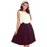 Numoco 266-2 Rozkloszowana spódnica MIDI z kieszonkami - CZARNA | shoptok.hr
