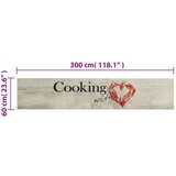  Kuhinjska preproga pralna cooking 60x300 cm žamet | Shoptok.si