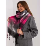 Fashion Hunters Pink and black long women's scarf