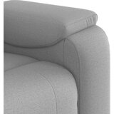 vidaXL Masažni naslanjač sivo blago | Shoptok.si