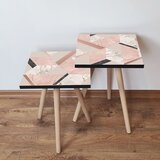 Hanah home set klub stočića 2Shp317, 2 komada, Svetlorozi | ePonuda.com