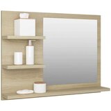  Kupaonsko ogledalo boja hrasta 60x10,5x45 cm konstruirano drvo | shoptok.hr