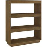 vidaXL knjižna omara za razdelitev prostora medeno rjava 80x35x103 cm | Shoptok.si