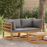  Modularne kutne sofe s jastucima 2 kom tamnosive | shoptok.hr