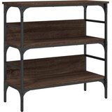  Konzolni stol smeđa boja hrasta 75x32x75 cm konstruirano drvo | shoptok.hr
