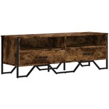 Maison Chic TV omarica - TV stojalo - Televizijska omarica dimljeni hrast 122x34x41 cm inženirski les, (21698864) Cene