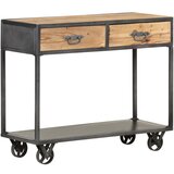 vidaXL Konzolna mizica 90x35x74 cm trden predelan les, (20715577) Cene