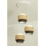  Brilagi - Visilica na sajli RESNA 3xE27/60W/230V prečnik 45 cm bež/crna | Eponuda.com