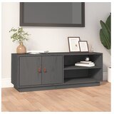  ormarić sivi 105 x 34 x 40 cm od masivne borovine | shoptok.hr
