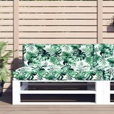  Jastuk za palete s uzorkom lišća 120 x 40 x 12 cm od tkanine | shoptok.hr