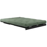 Karup Design Zelena raztegljiva sedežna garnitura 140 cm Roots Black Night – | Shoptok.si