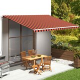  Zamjenska tkanina za tendu narančasto-smeđa 5 x 3,5 m | shoptok.hr