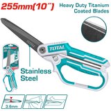 TOTAL TOOLS Škarje z gumijastim oprijemom in dolgim ​​rezilom 255 mm (THSCRS832558) Cene
