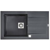 Carea Ugradbeni sudoper Muscade (D x Š: 86 x 50 cm, 1 korito, granit®, Crne boje) Cijene