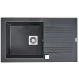 Ugradbeni sudoper Muscade (D x Š: 86 x 50 cm, 1 korito, granit®, Crne boje)
