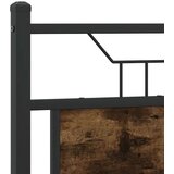 vidaXL Okvir kreveta bez madraca boja hrasta 120 x 190 cm drveni | shoptok.hr