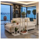 Hanah home Set plastičnih multifunkcionalnih polica, 2 komada, bijela | Eponuda.ba