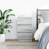  Noćni ormarić s 3 ladice sivi sonoma 39x35x65 cm | shoptok.hr