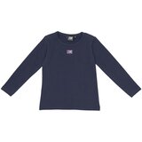 Leone 1947 Majice z dolgimi rokavi Girl T-Shirt Long Sleeves Basic Modra Cene
