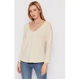 DeeZee Bluza Simple Way DK-004 Bež Relaxed Fit