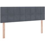 vidaXL Krevet s od storage s madracem Tamno siva 140 x 190 cm Baršun | shoptok.hr