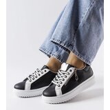 Gemre Women's black lace-up sneakers Romola | Shoptok.si