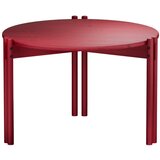 Karup Design Rdeča okrogla mizica iz masivnega bora ø 60 cm Sticks – Cene
