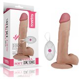 Lovetoy The Ultra Soft Dude Vibrating 9" Flesh Cene