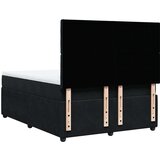 vidaXL Box spring posteljni z vzmetnico črn 140x190 cm žamet, (21308993) | Shoptok.si