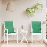  Jastuci za vrtne stolice 2 kom zeleni 100x50x3 cm od tkanine | shoptok.hr