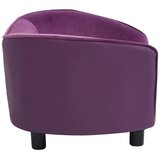 SOFA za pse bordo 69 x 49 x 40 cm od pliša i umjetne kože | shoptok.hr