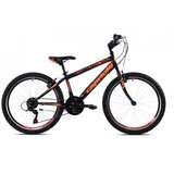 Capriolo rapide 240 18HT crno-oranž muški bicikl