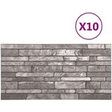  3D zidni paneli s uzorkom tamnosivih cigli 10 kom EPS | shoptok.hr