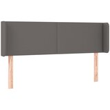  Uzglavlje s ušima sivo 147x16x78/88 cm od umjetne kože | shoptok.hr