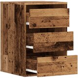  Kutna komoda s ladicama boja staro drvo 40x41x58 cm drveni | shoptok.hr
