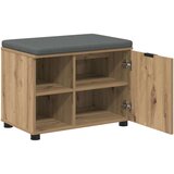  Haldna klop z blazino Enobarvno Umetni hrast 60 x 38 x 46 cm, (5000160674) | Shoptok.si