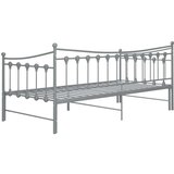  Izvlečni posteljni okvir siv iz kovine 90x200 cm, (20606288) | Shoptok.si