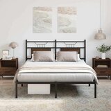  Okvir kreveta bez madraca smeđi hrast 140x200 cm izrađeno drvo | shoptok.hr