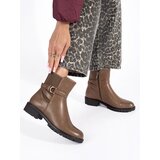 Shelvt Women's brown high boots | shoptok.hr