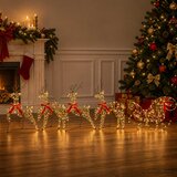  Božićni sob sa sanjkama 5 kom. 100 LED lampica Topla bijela | shoptok.hr