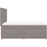  Krevet s oprugama i madracem smeđesivi 140 x 190 cm od tkanine | shoptok.hr