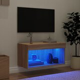  ormarić s LED svjetlima boja hrasta sonome 60 x 30 x 30 cm | shoptok.hr