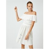 Koton Dress - White - A-line Cene