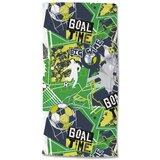 Good Morning Zelena otroška žametna brisača za na plažo 75x150 cm Goaltime – | Shoptok.si